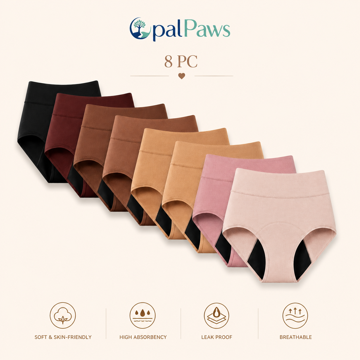 š„Limited-Time 70% Off |Opalpaws⢠100% Leak-Proof Underwear