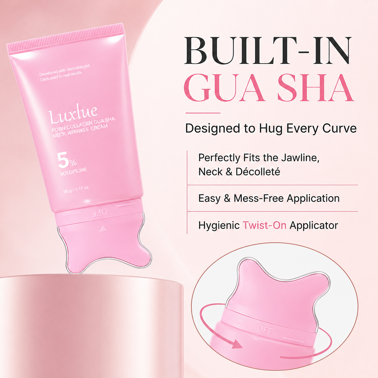 PDRN Collagen Gua Sha Neck Wrinkle Cream