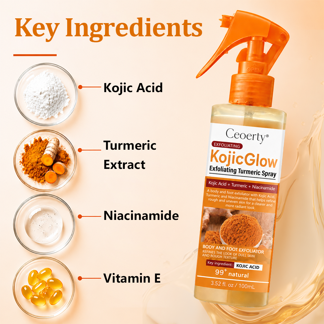 Ceoerty® KojicGlow Exfoliating Turmeric Spray