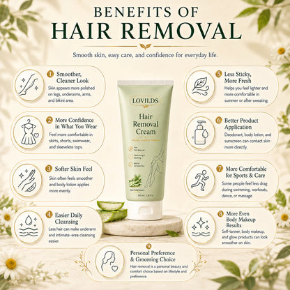 Lumivona | LOVILDS Hair Removal Cream for All Women & Men