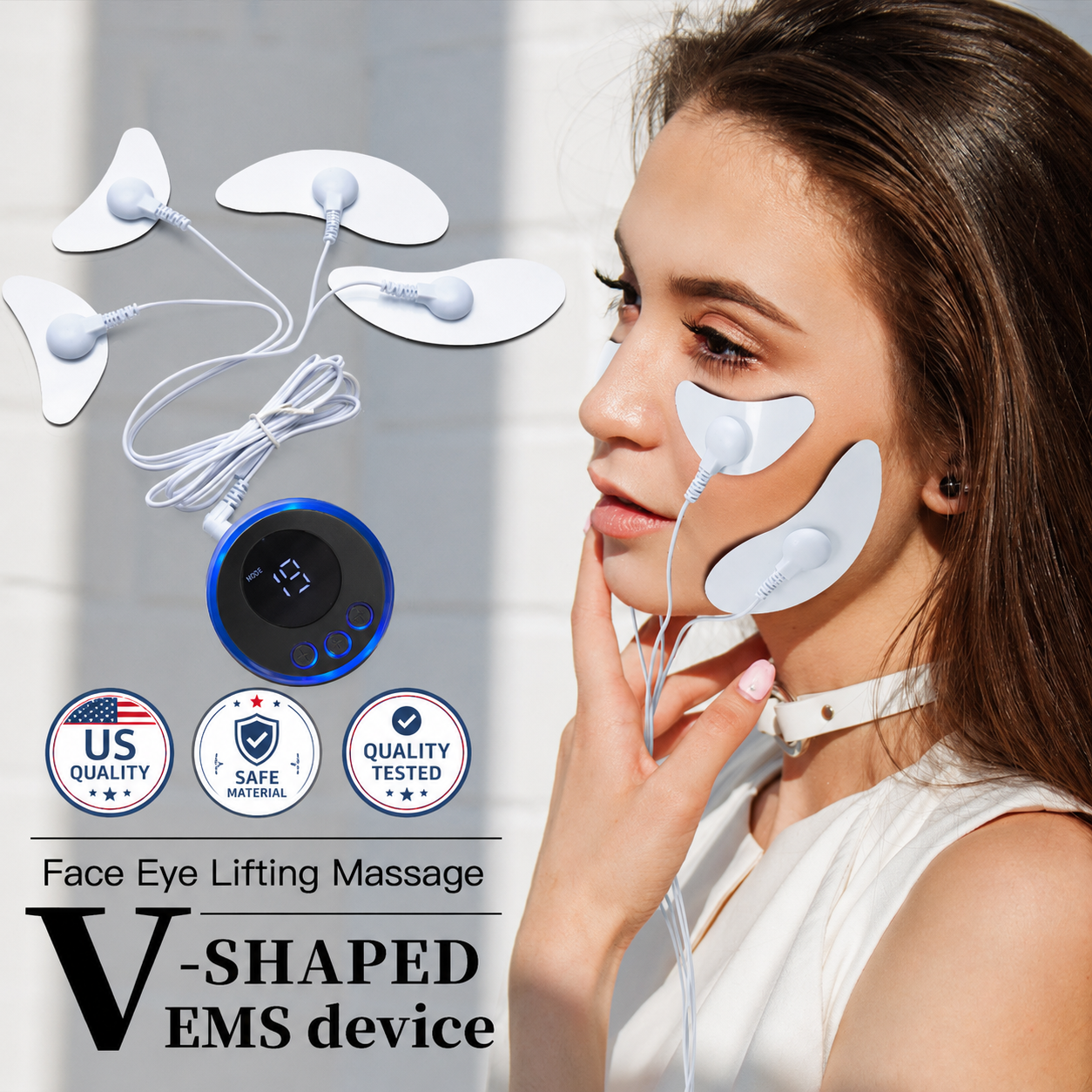 ✨ EMS Facial Sculpting Device – V-Line Face Lifting Massager with Microcurrent Technology, Anti-Aging Skin Tightening Beauty Tool for Jawline & Wrinkles