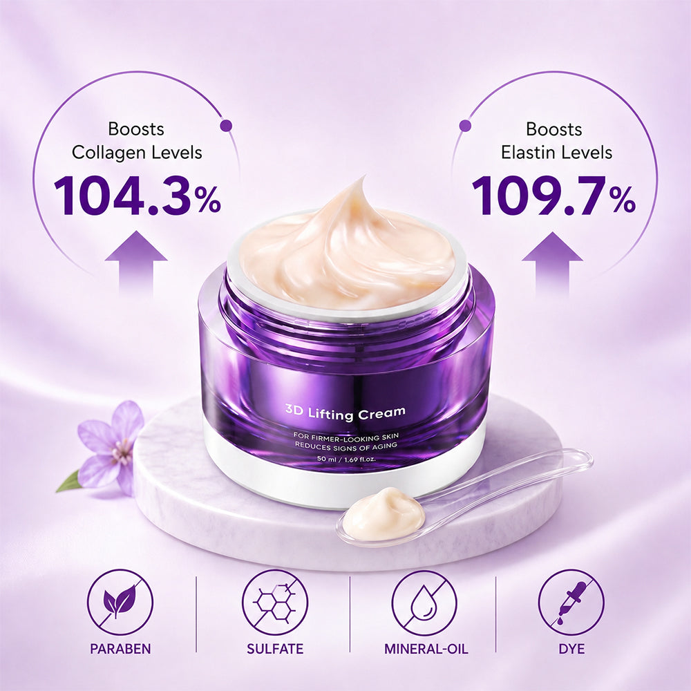 3D Lifting Cream 1.7 fl oz | Advanced Korean Facial Night Cream 2026