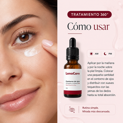 Contorno de Ojos 360™ | Tratamiento Antiojeras y Antiedad
