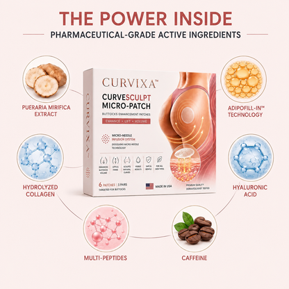 Curvixa™ CurveSculpt Butt Patch – Shape, Firm & Smooth Your Curves
