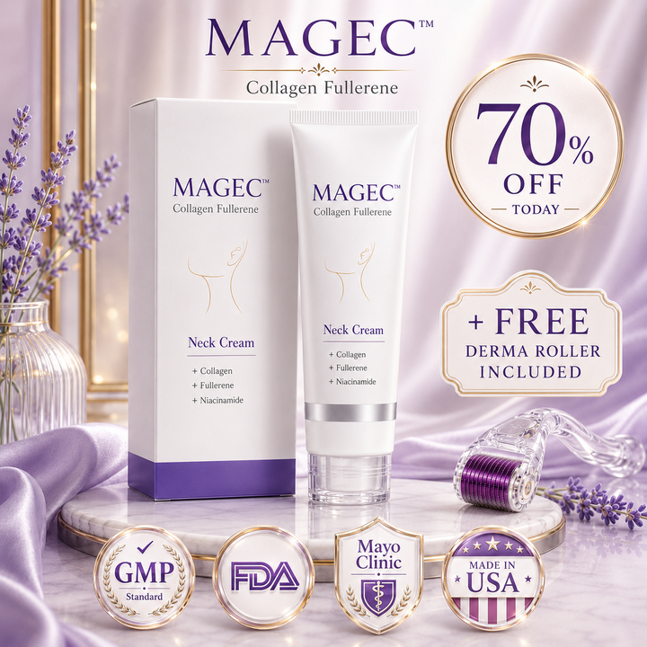 🧠👩‍🔬 MAGEC All-Over Firming Cream – FDA-Compliant Formula For Face, Neck & Body – Smooth, Tighten & Brighten – 70% OFF + 🎁 Free Derma Roller Today